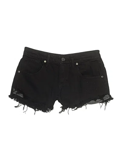 Pre-owned Ramy Brook Denim Shorts In Black