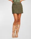 RAMY BROOK DENVER TWEED MINI SKIRT