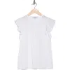 Ramy Brook Destinee Cap Sleeve Top In White