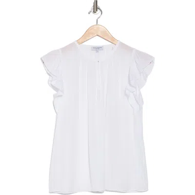 Ramy Brook Destinee Cap Sleeve Top In White