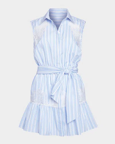 RAMY BROOK DIANA STRIPED MINI DRESS