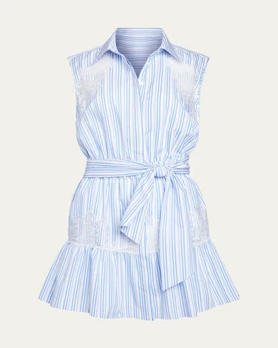 RAMY BROOK DIANA STRIPED MINI DRESS