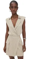Ramy Brook Dianna Dress Mint Canvas In Mint Canvas