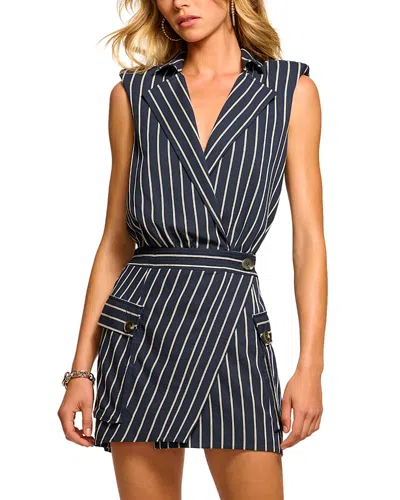 Ramy Brook Dianna Mini Dress In Navy Canvas