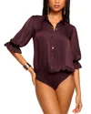 Ramy Brook Dina Bodysuit In Purple