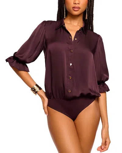 Ramy Brook Dina Bodysuit In Purple