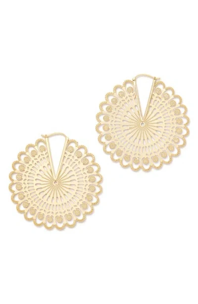 Ramy Brook Diya Hoop Earrings In Gold