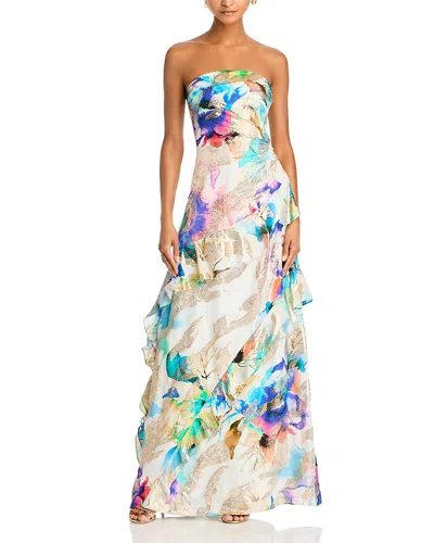 Ramy Brook Dominika Gown In Ivory Marble