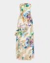 Ramy Brook Dominika Gown In Ivory Marble