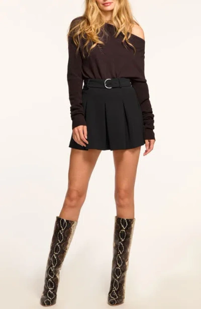 Ramy Brook Donia Pleated Skort In Black