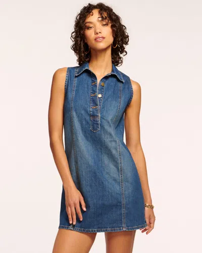 white christmas dresses Ramy Brook Lolita Denim Mini Dress