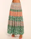 Ramy Brook Dorotha Mixed Print Maxi Skirt In Multi