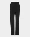 Ramy Brook Doug Straight-leg Pants In Black