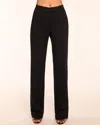 Ramy Brook Doug Straight-leg Tailored Pant In Black
