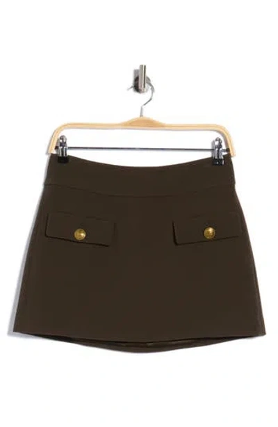 Ramy Brook Douglas Miniskirt In Brown