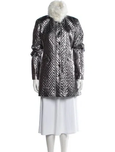 Pre-owned Ramy Brook Down Coat In Multicolor