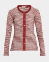 Ramy Brook Eddie Space Dye Cardigan In Multi