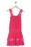 Ramy Brook Effie Floral Appliqué Dress