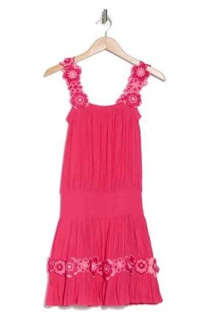 Ramy Brook Effie Floral Appliqué Dress