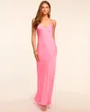 Ramy Brook Elena Beaded Strap Slip Maxi Dress
