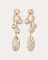 Ramy Brook Eleonora Molten Disk Earrings In Gold