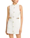 Ramy Brook Eliza Chain Accent Sleeveless Minidress In Ivory