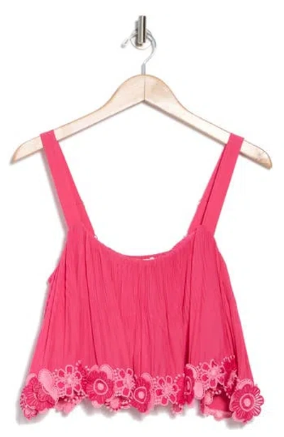 Ramy Brook Elizabeth Floral Lace Appliqué Top