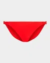 Ramy Brook Ellie Chain Trim Bikini Bottom In Red