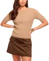 Ramy Brook Elliot Cashmere Sweater In Oatmeal In Brown
