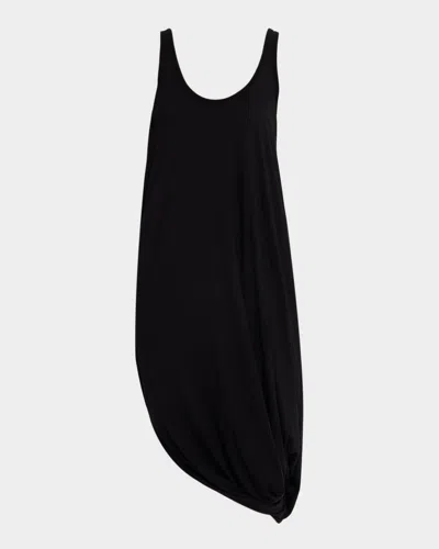 Ramy Brook Ellison Knit Scoop-neck Midi Dress In Black