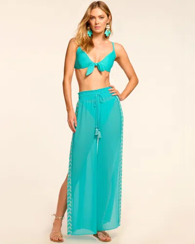 Ramy Brook Embellished Glora Pant In Blue