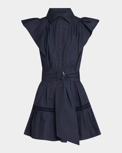 RAMY BROOK EMBROIDERED MARCELINE MINI DRESS