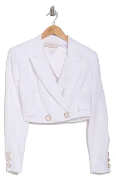 Ramy Brook Emmeline Crop Jacket In White