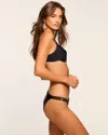 Ramy Brook Emmitt Embellished Bikini Bottom In Black