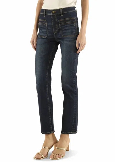 Ramy Brook Emmy Straight Leg Jeans In Dark Rinse In Blue