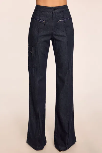Ramy Brook Emory High Rise Straight Leg Jean In Blue