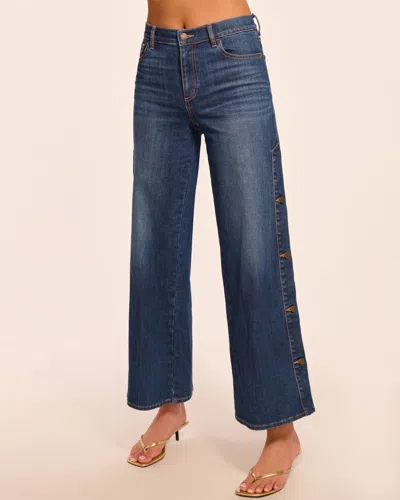 Ramy Brook Evelina High-rise Wide Leg Jean In Blue