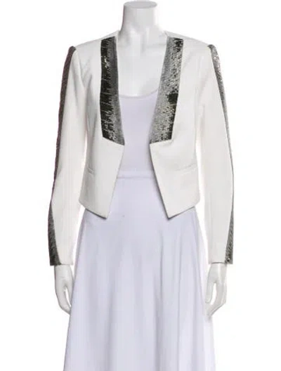 Pre-owned Ramy Brook Evening Jacket In Gray