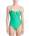 Ramy Brook Mikayla One-piece Swimsuit In Palm Green