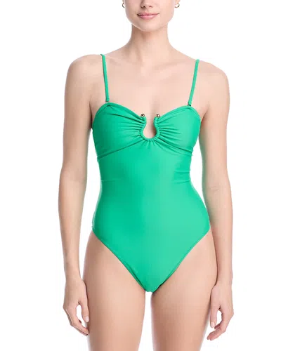 Ramy Brook Mikayla One-piece Swimsuit In Palm Green