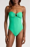 Ramy Brook Mikayla One-piece Swimsuit In Palm Green