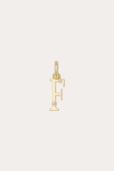 Ramy Brook Alphabet Charm In Gold