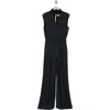 Ramy Brook Fate Sleeveless Wide Leg Jumpsuit In Black