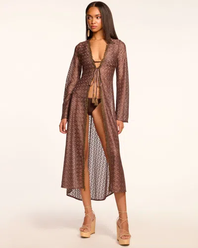 Ramy Brook Fatima Coverup Dress In Gold