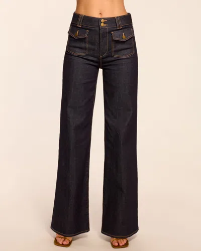 Ramy Brook Fay High-rise Wide Leg Jean In Black