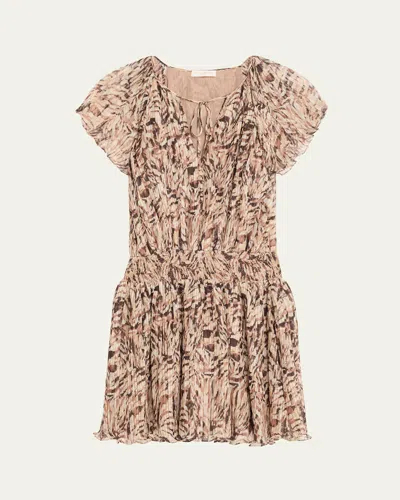 Ramy Brook Felicia Pleated Mini Dress