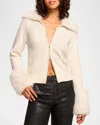 RAMY BROOK FELIX ZIP-FRONT CARDIGAN