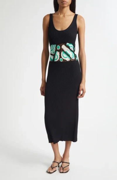 Ramy Brook Fiana Sleeveless Knit Dress In Multi