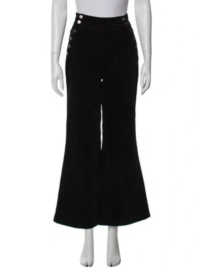 Pre-owned Ramy Brook Flared Pants In Black