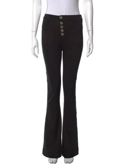 Pre-owned Ramy Brook Flared Pants In Black